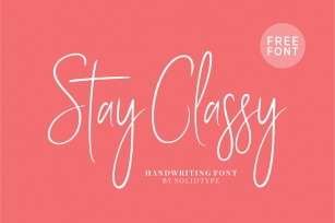 Stay Classy SLDT Font Download