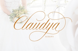 Claudya Script Dem Font Download