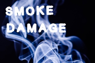 Smoke Damage Font Download