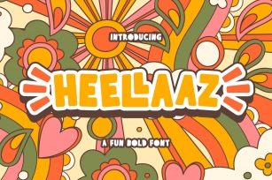 Heellaaz is a Fun Bold Font Download