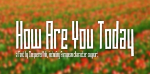 How Are You Today Font Download