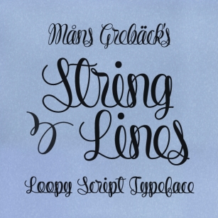 String Lines Font Download