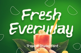 Fresh-Everyday Tropical Display Font Download