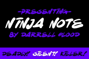 Ninja Note Font Download