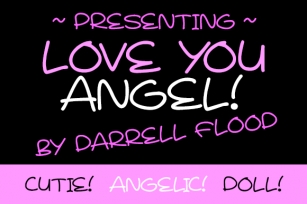 Love You Angel Font Download