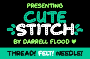 Cute Stitch Font Download