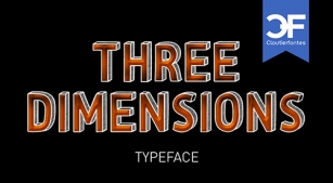 CF Three Dimensions Font Download