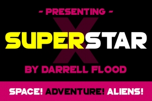 Superstar X Font Download
