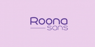 Roona Sans Font Download