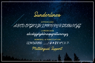 Sunderlines Font Download
