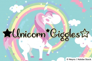 Unicorn Giggles Font Download