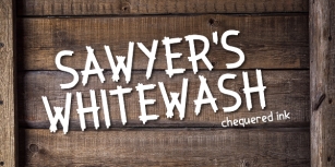 Sawyer's Whitewash Font Download