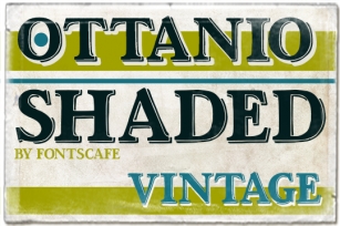 Ottanio Shaded Font Download