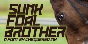 Sunk Foal Brother Font Download