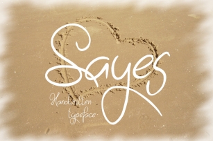 Sayes Font Download