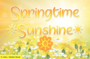 Springtime Sunshine Font Download