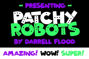 Patchy Robots Font Download