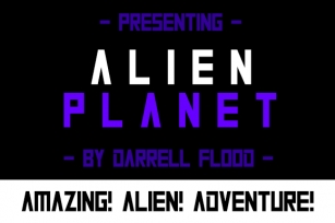 Alien Plane Font Download