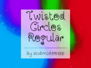 Twisted Circles Regular Font Download