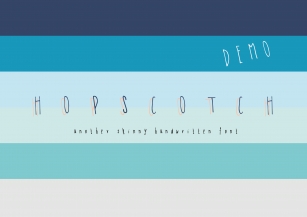 Hopscotch DEMO Font Download