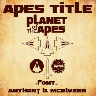 Apes Title Font Download