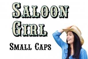Saloon Girl SC Font Download