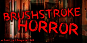 Brushstroke Horror Font Download