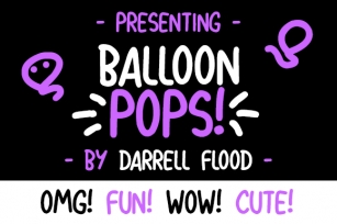 Balloon Pops Font Download