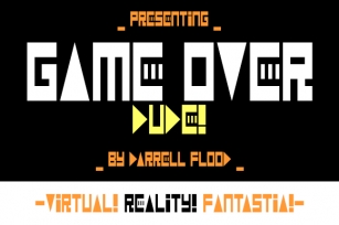 Game Over Dude Font Download