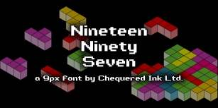 Nineteen Ninety Seve Font Download