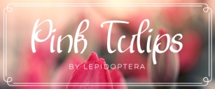 Pink Tulips 2 Font Download