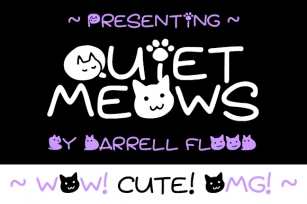 Quiet Meows Font Download