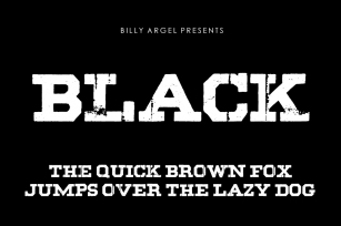 BLACK Font Download