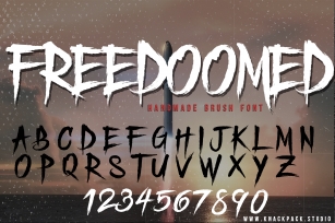 Freedoomed Dem Font Download