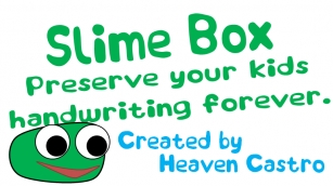 Slime Box Font Download