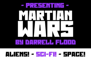 Martian Wars Font Download