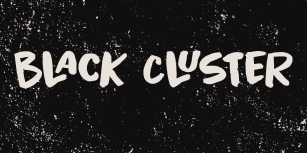 Black Cluster DEMO Font Download