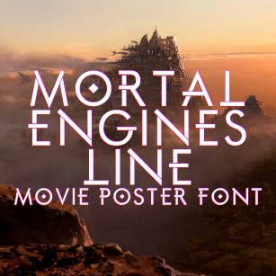 Mortal Engines Line Font Download