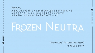 Frozen Neutra Font Download