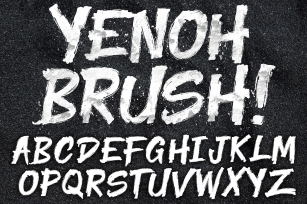 Yenoh Brush Font Download