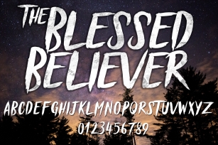 Blessed Believer Font Download