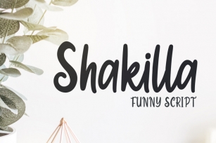Shakilla - Funny Script Font Download