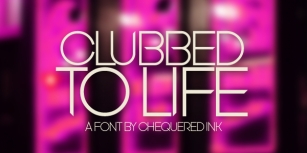 Clubbed to Life Font Download
