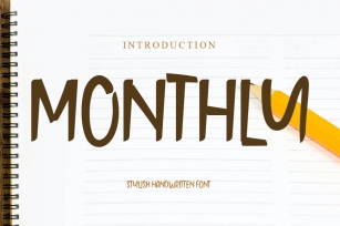 Monthly Font Download