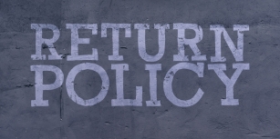 Return Policy DEMO Font Download