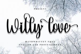 Willy Love Font Download