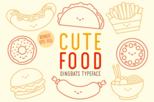 Cute Food Font Download
