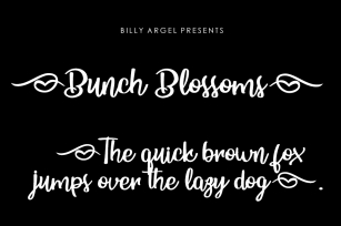 Bunch Blossoms Font Download
