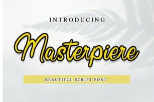 Masterpiere Font Download