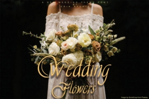 Wedding Flowers Font Download